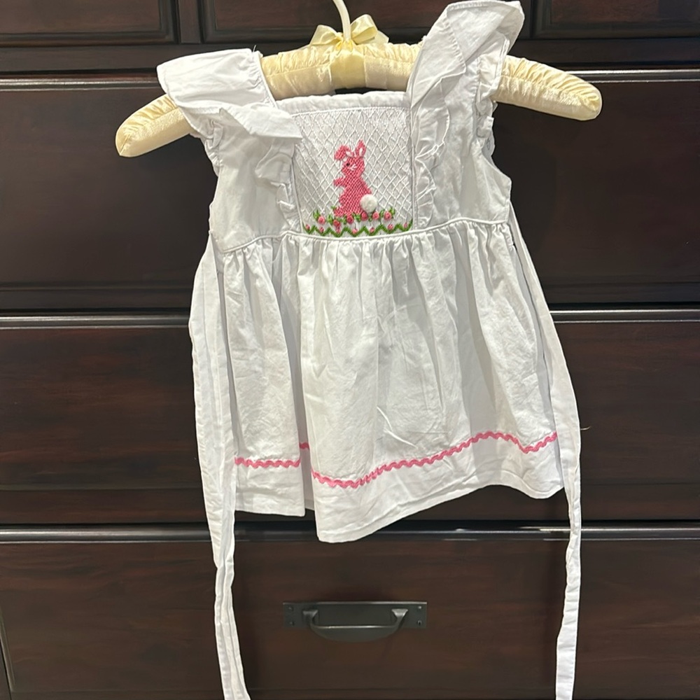 Smocked or Not 12 Month Easter Dress